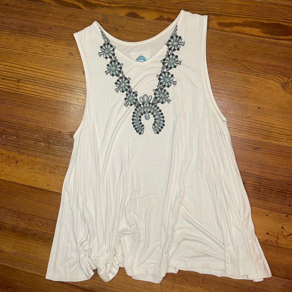 Women’s Double D Squash Blossom Tank Top